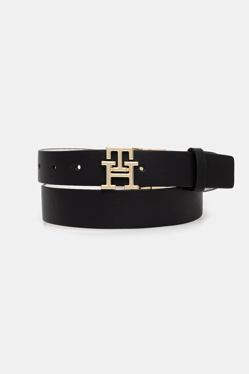 Levně Tommy Hilfiger oboustranný pásek dámský kožený