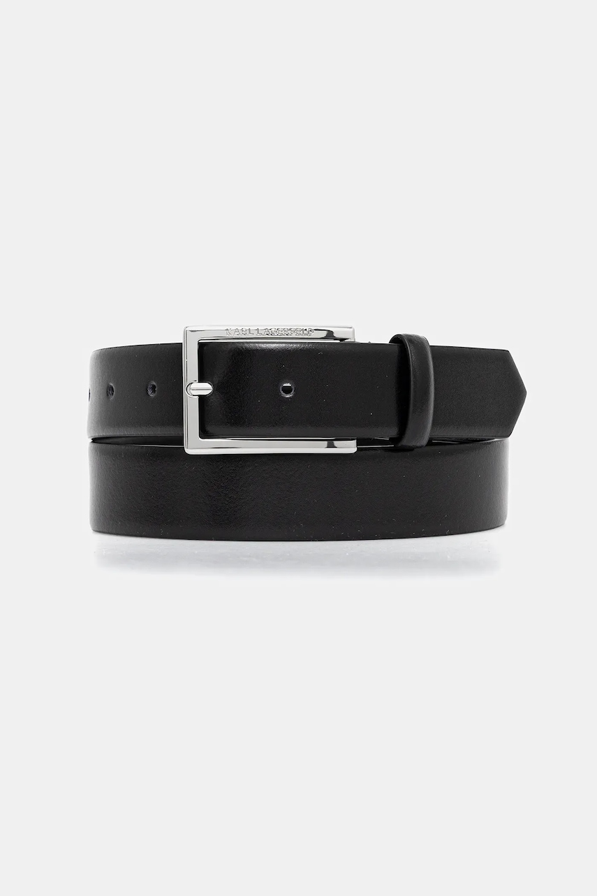 Karl Lagerfeld curea de piele culoarea negru, A4W33132