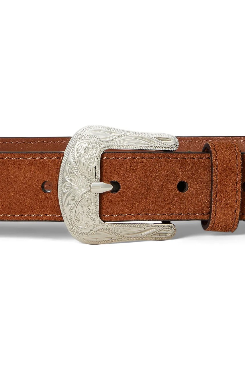 Кожаный ремень Lauren Ralph Lauren цвет коричневый 412980914