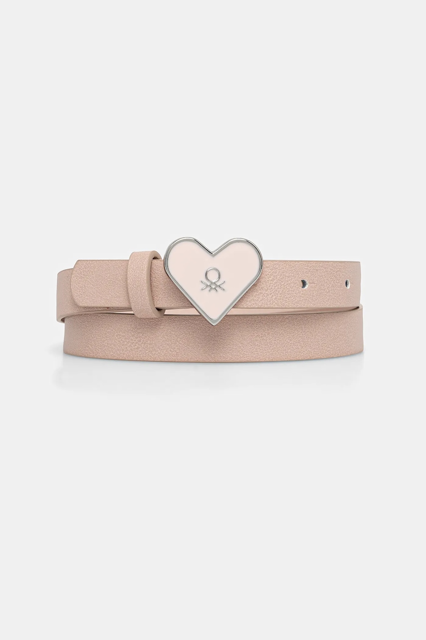 United Colors of Benetton curea copii culoarea bej, 6QE6CL00S