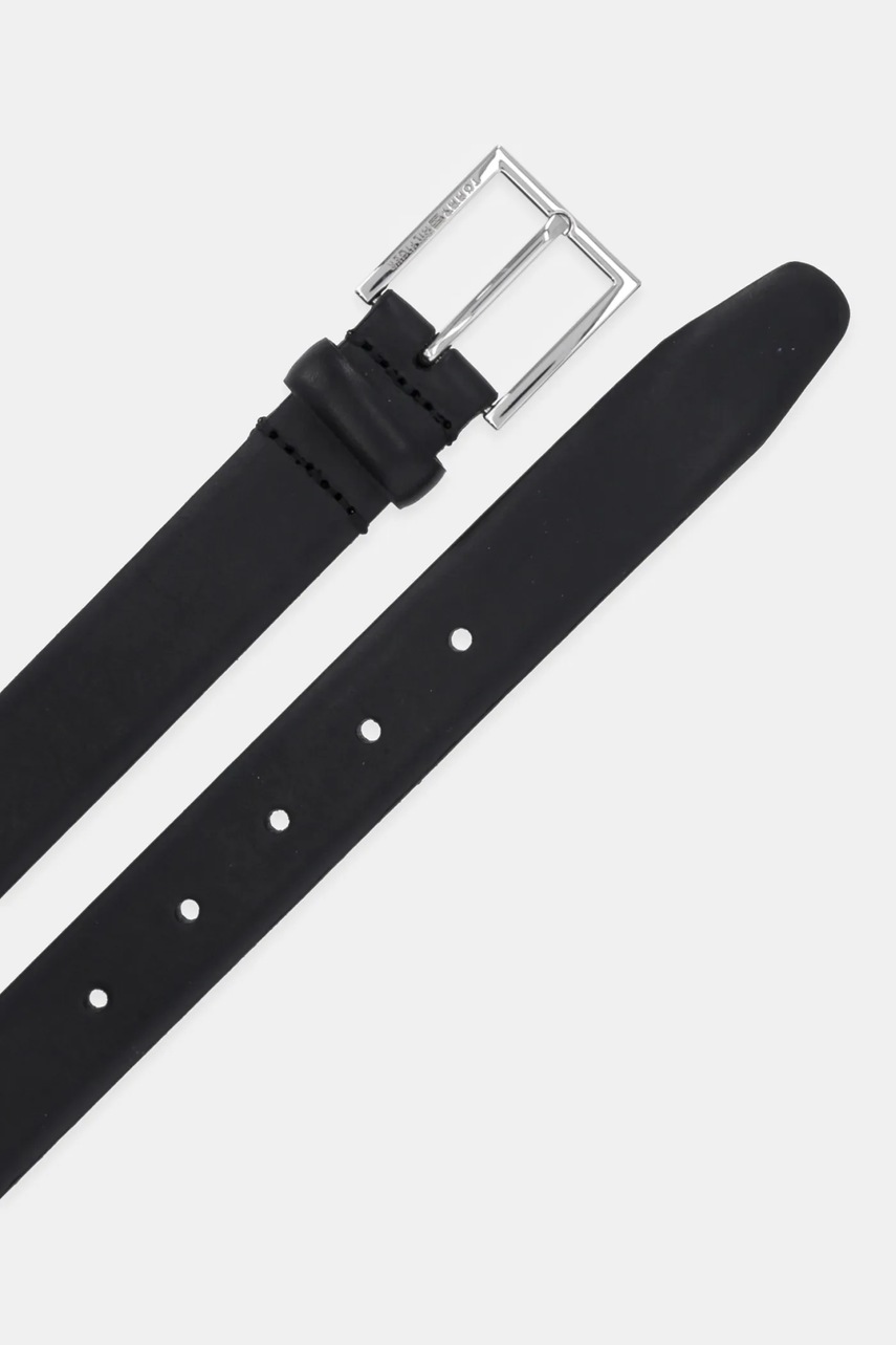 Кожаный ремень Tommy Hilfiger цвет чёрный AM0AM13568