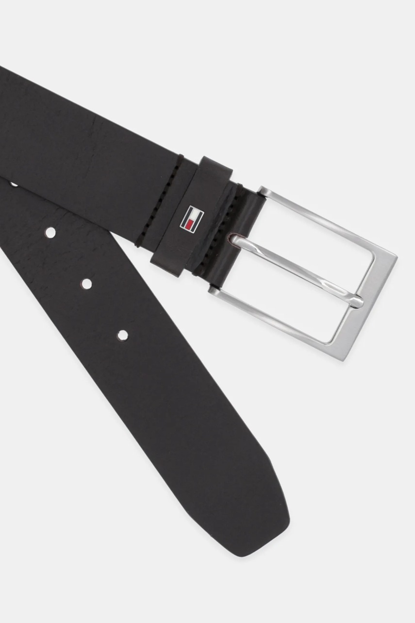 Кожаный ремень Tommy Hilfiger цвет коричневый AM0AM13569