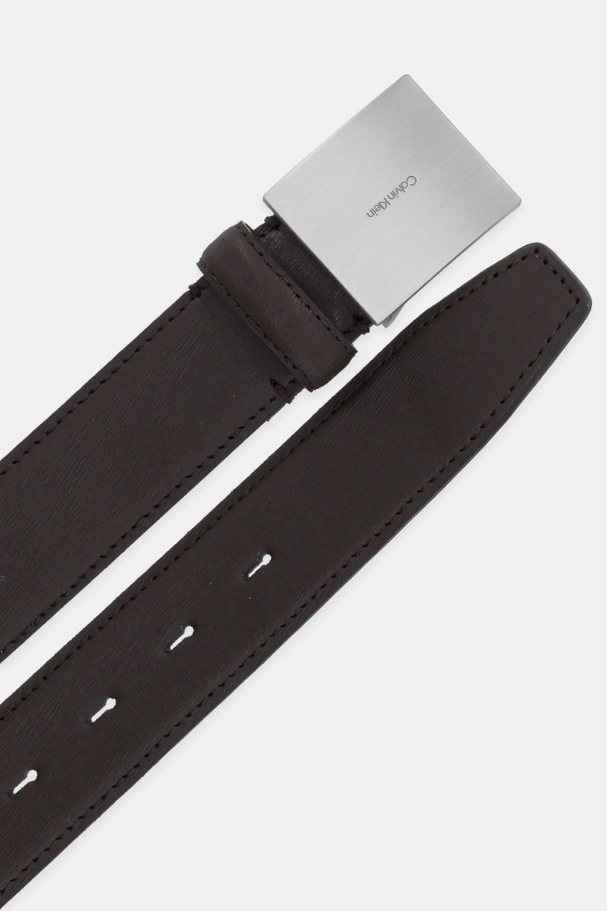 Кожаный ремень Calvin Klein цвет коричневый LV04D7013G