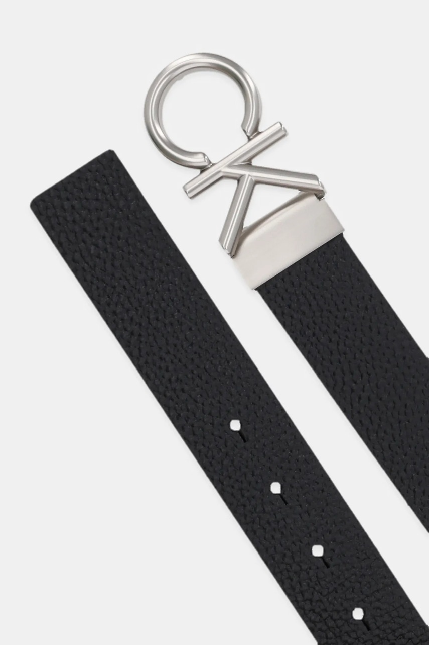 Двухсторонний кожаный ремень Calvin Klein цвет чёрный LV04D7035G