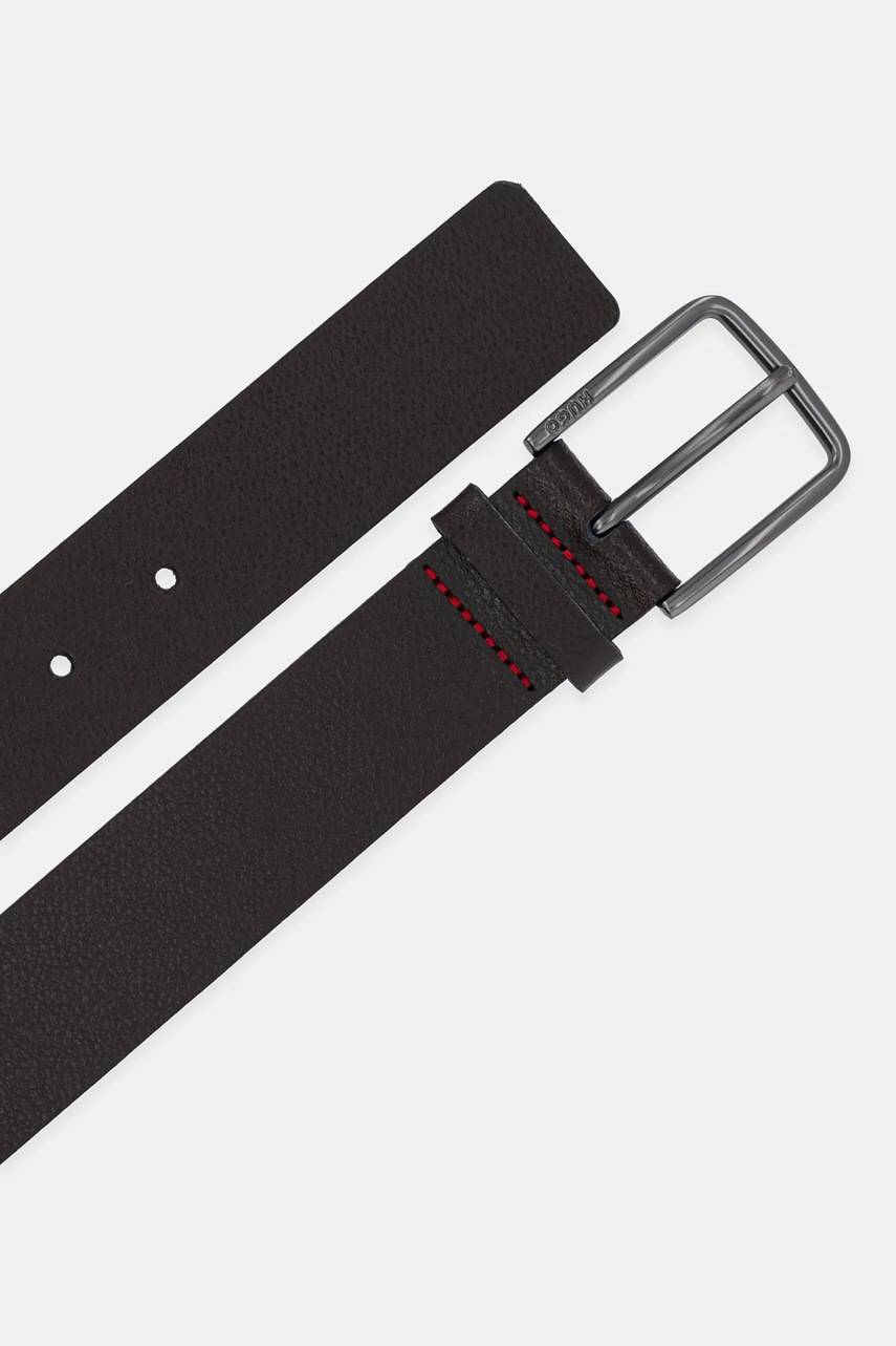 Кожаный ремень HUGO цвет коричневый 50548348