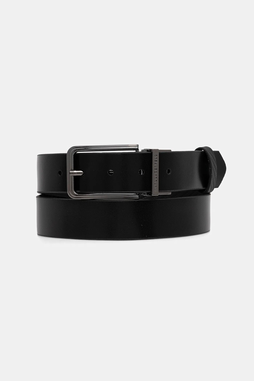 Кожаный ремень Karl Lagerfeld цвет чёрный 554453.815302