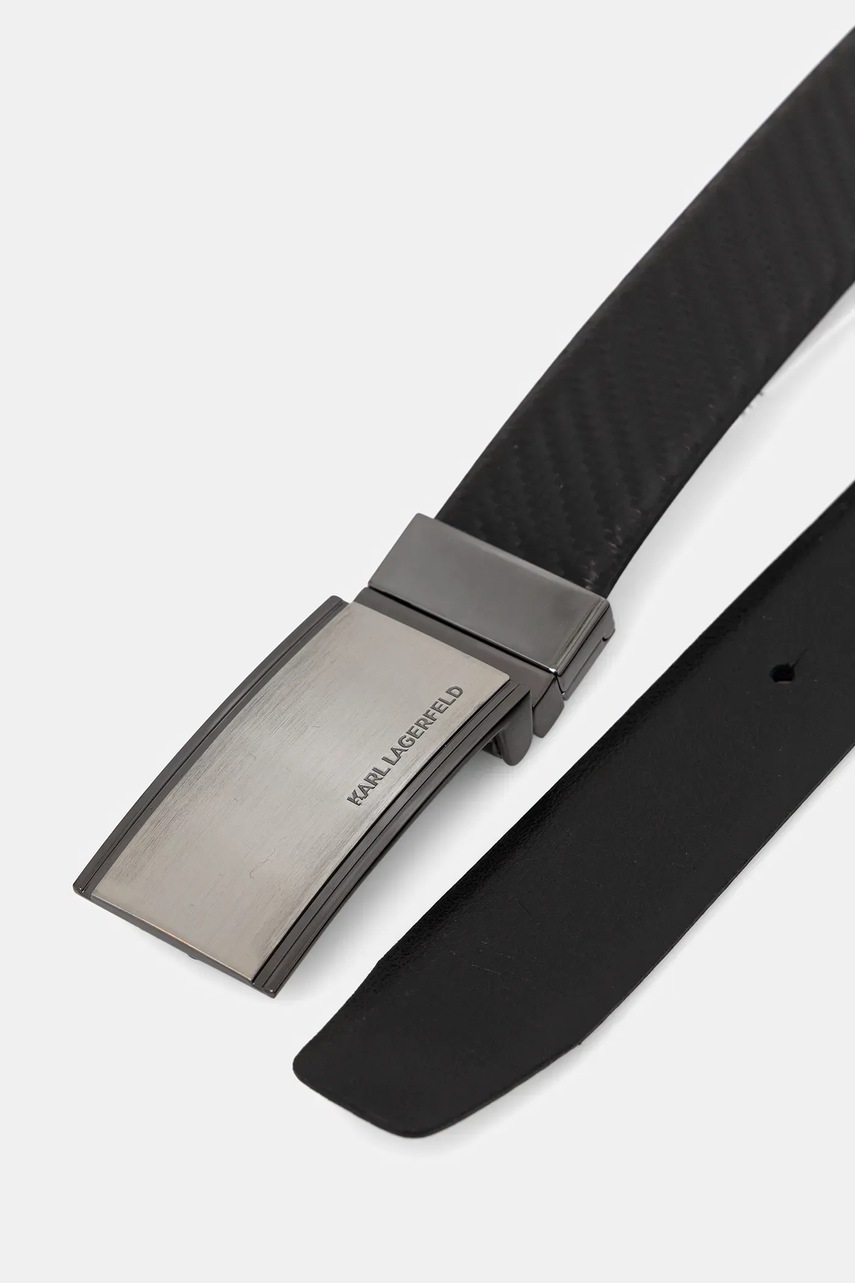 Кожаный ремень Karl Lagerfeld цвет чёрный 554433.815302