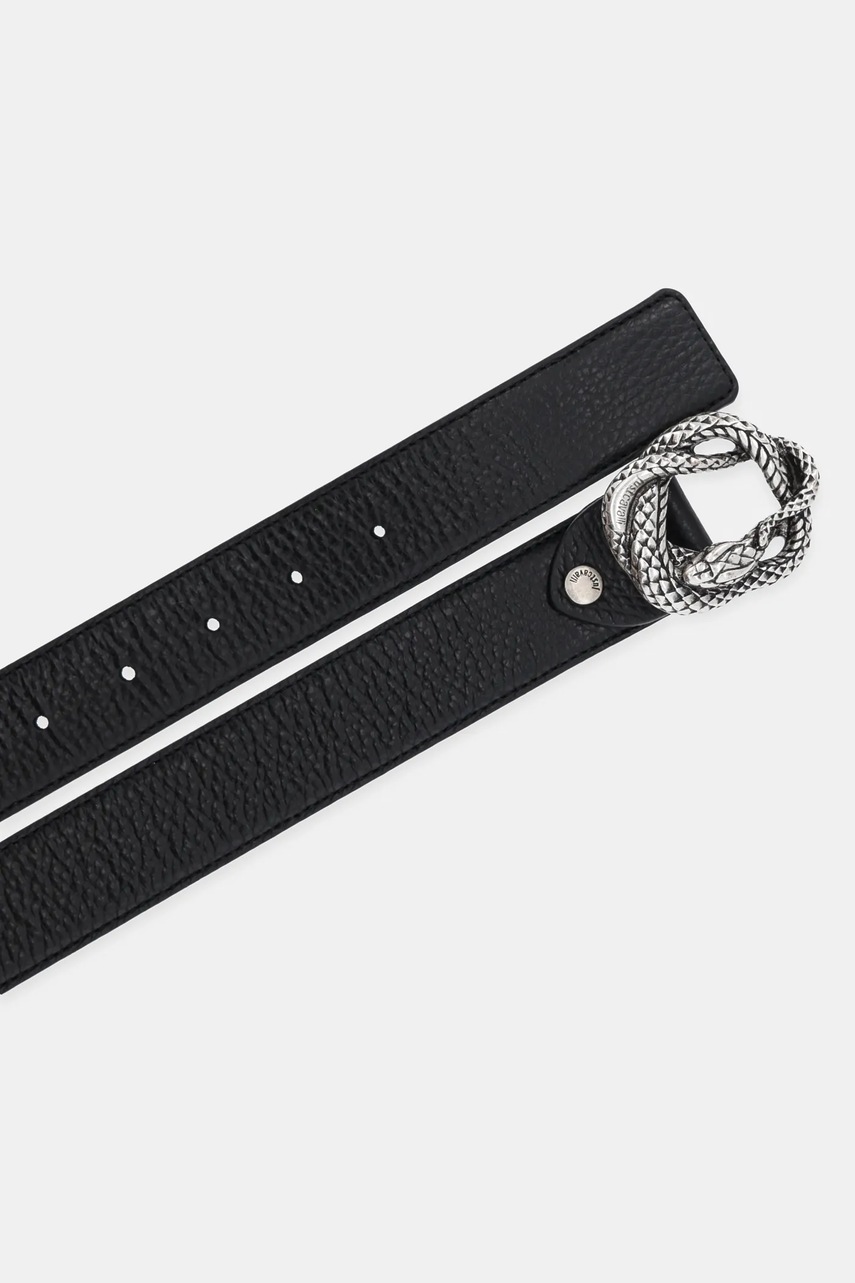 Кожаный ремень Just Cavalli цвет чёрный 79QA6F40 ZP295