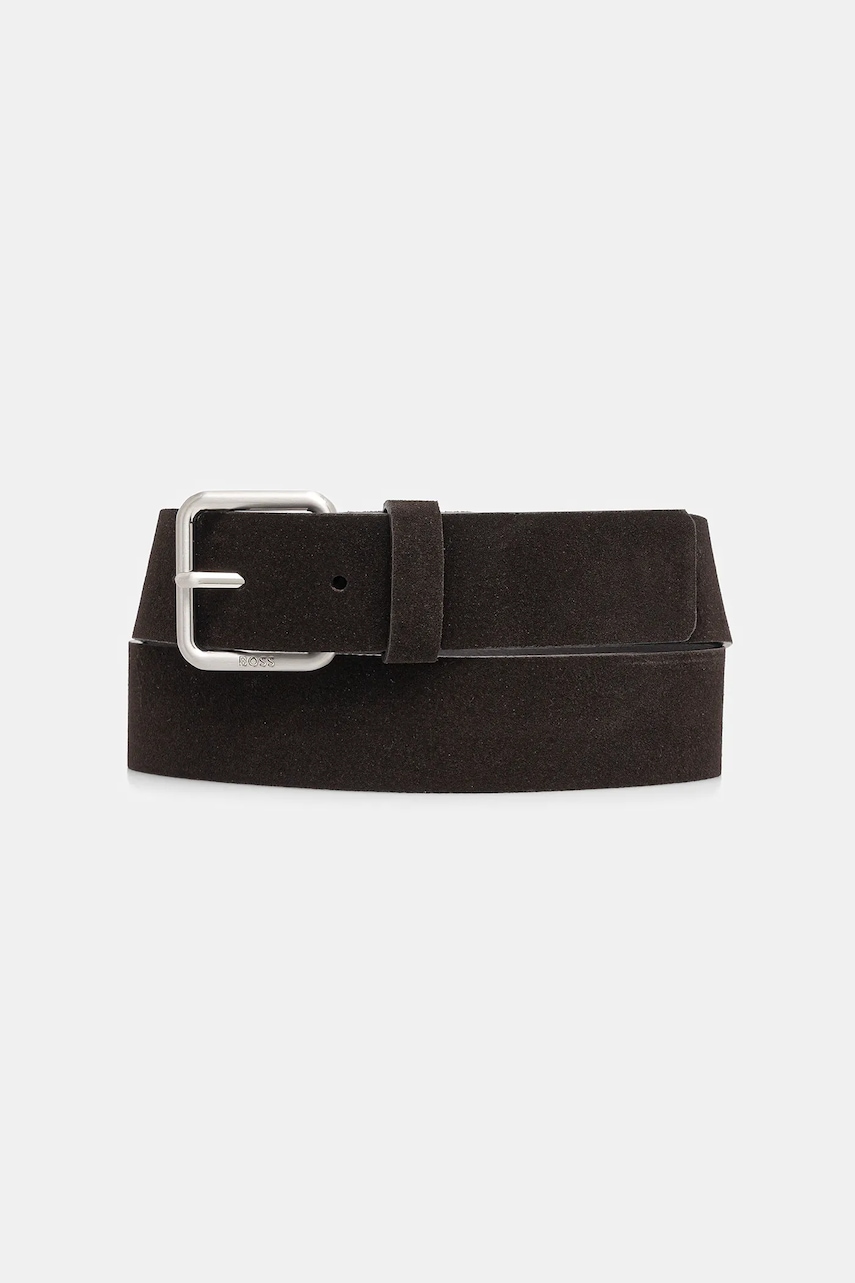 BOSS curea din piele întoarsă culoarea maro, 50553301