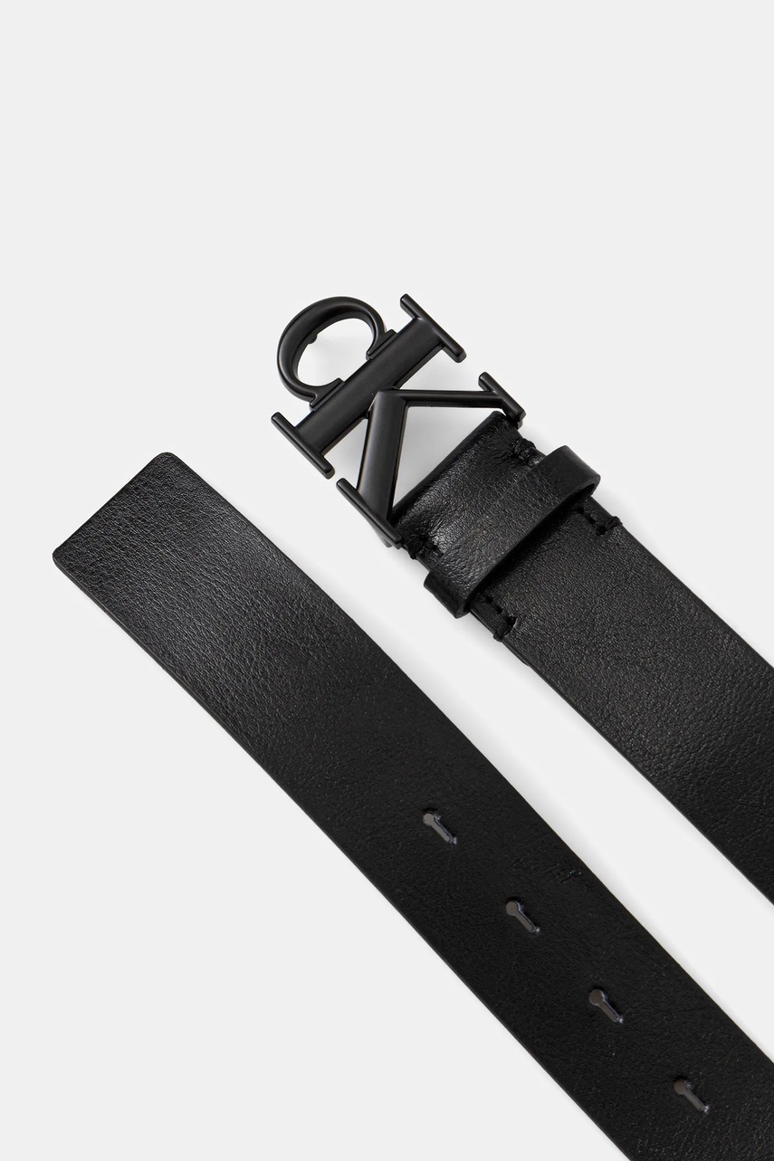 Кожаный ремень Calvin Klein цвет чёрный LV04D7016G