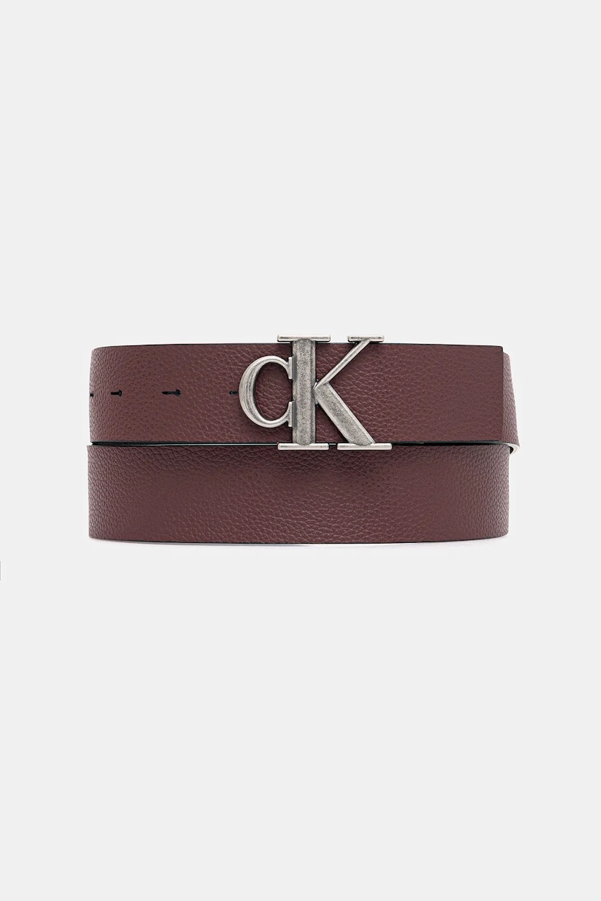 Двусторонний ремень Calvin Klein цвет чёрный LV04D7017G Двусторонний ремень Calvin Klein цвет чёрный LV04D7017G