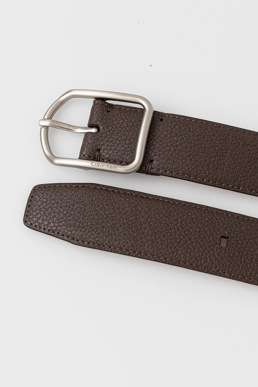 Ремень Calvin Klein цвет коричневый LV04D7024G Ремень Calvin Klein цвет коричневый LV04D7024G