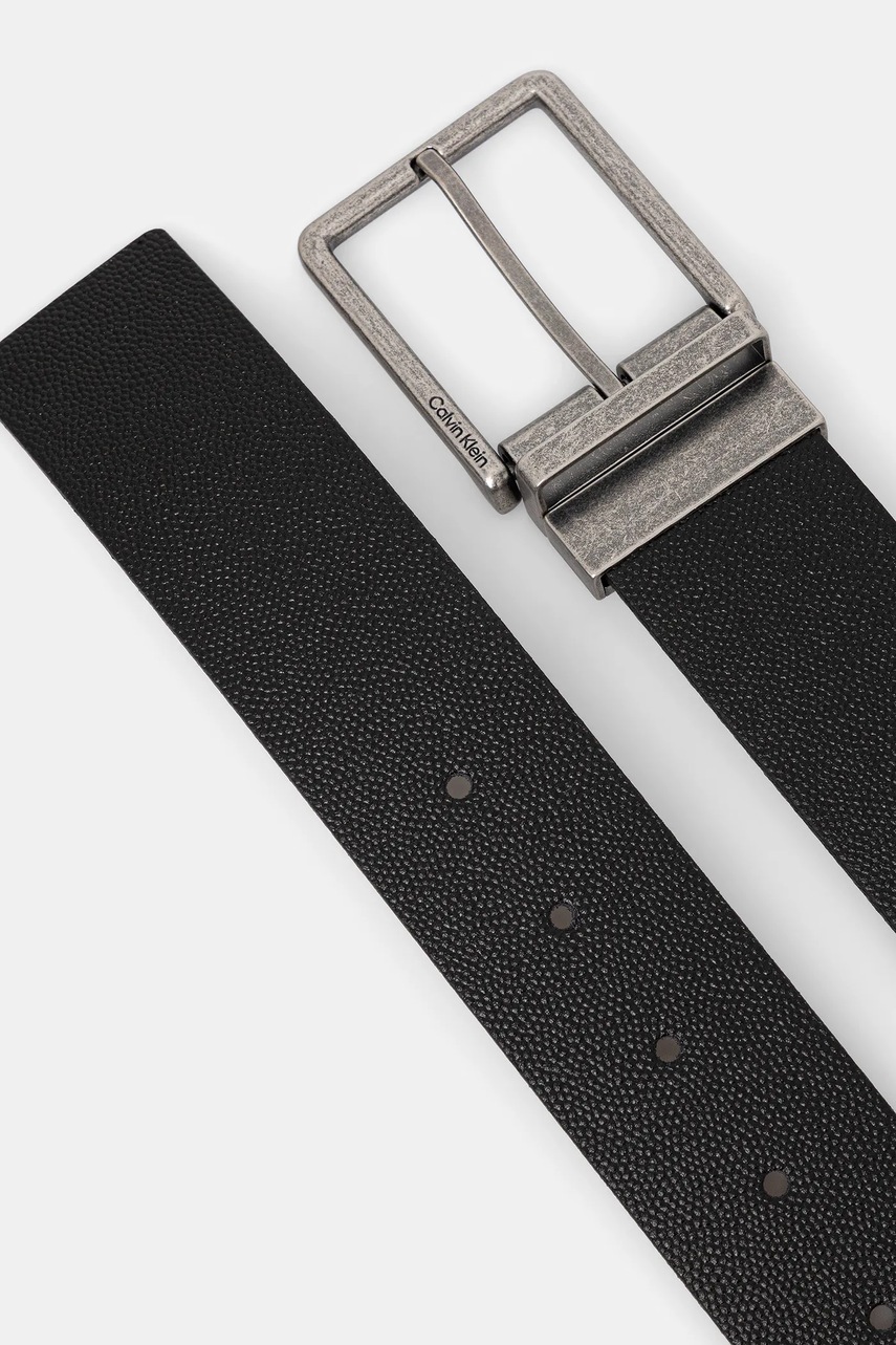 Двусторонний ремень Calvin Klein цвет чёрный LV04D7048G Двусторонний ремень Calvin Klein цвет чёрный LV04D7048G