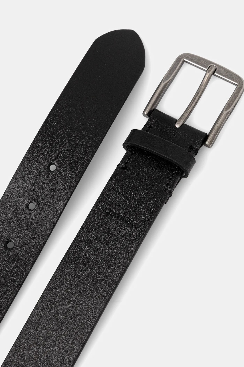 Кожаный ремень Calvin Klein цвет чёрный LV04D7055G