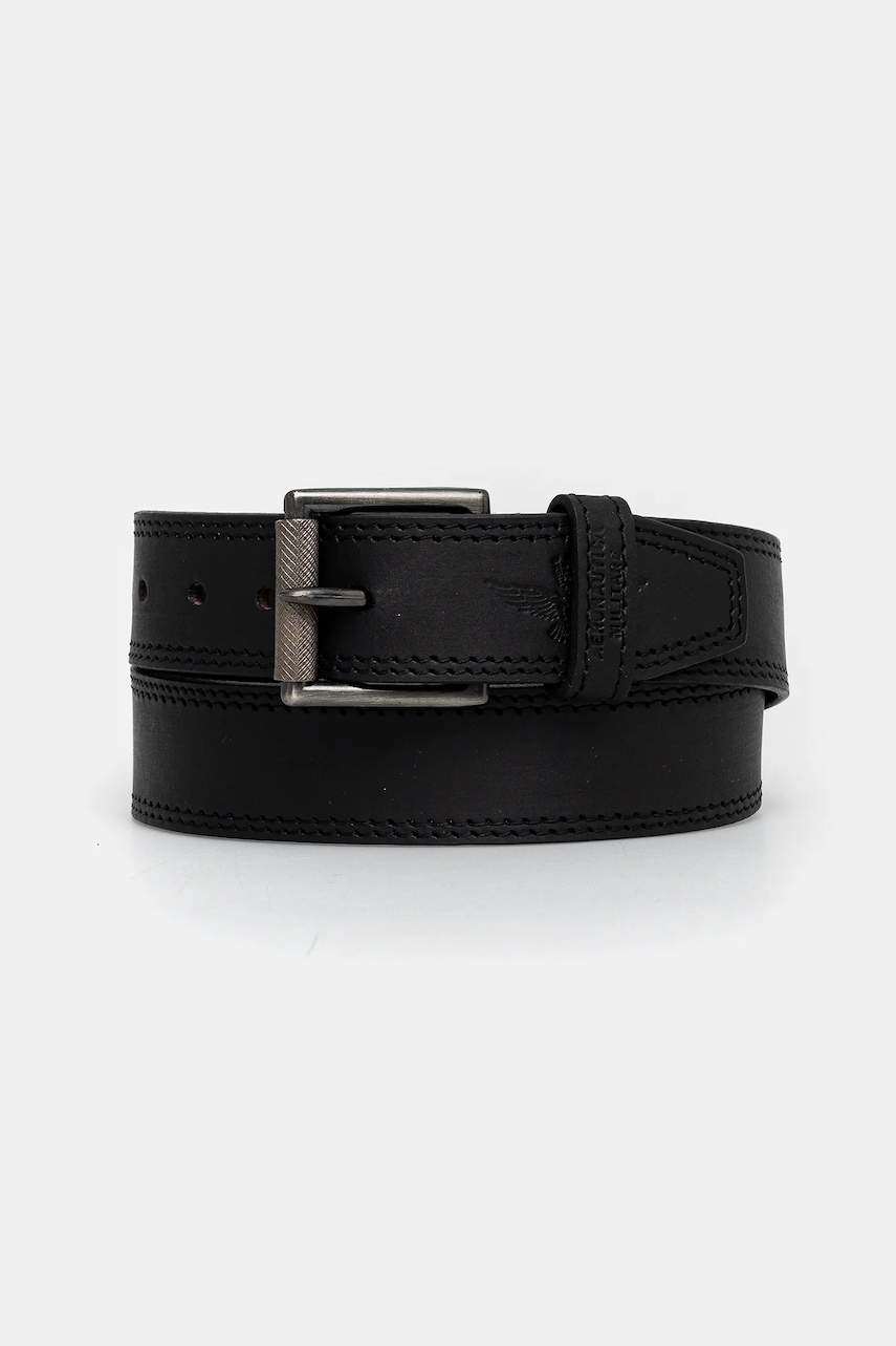 Aeronautica Militare curea de piele culoarea negru, CP0237UPL00181