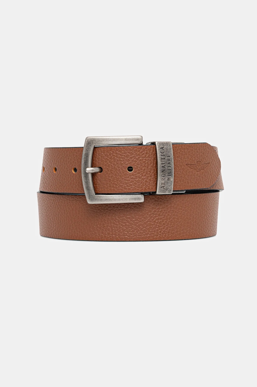 Aeronautica Militare curea de piele culoarea maro, CP0266UPL00312