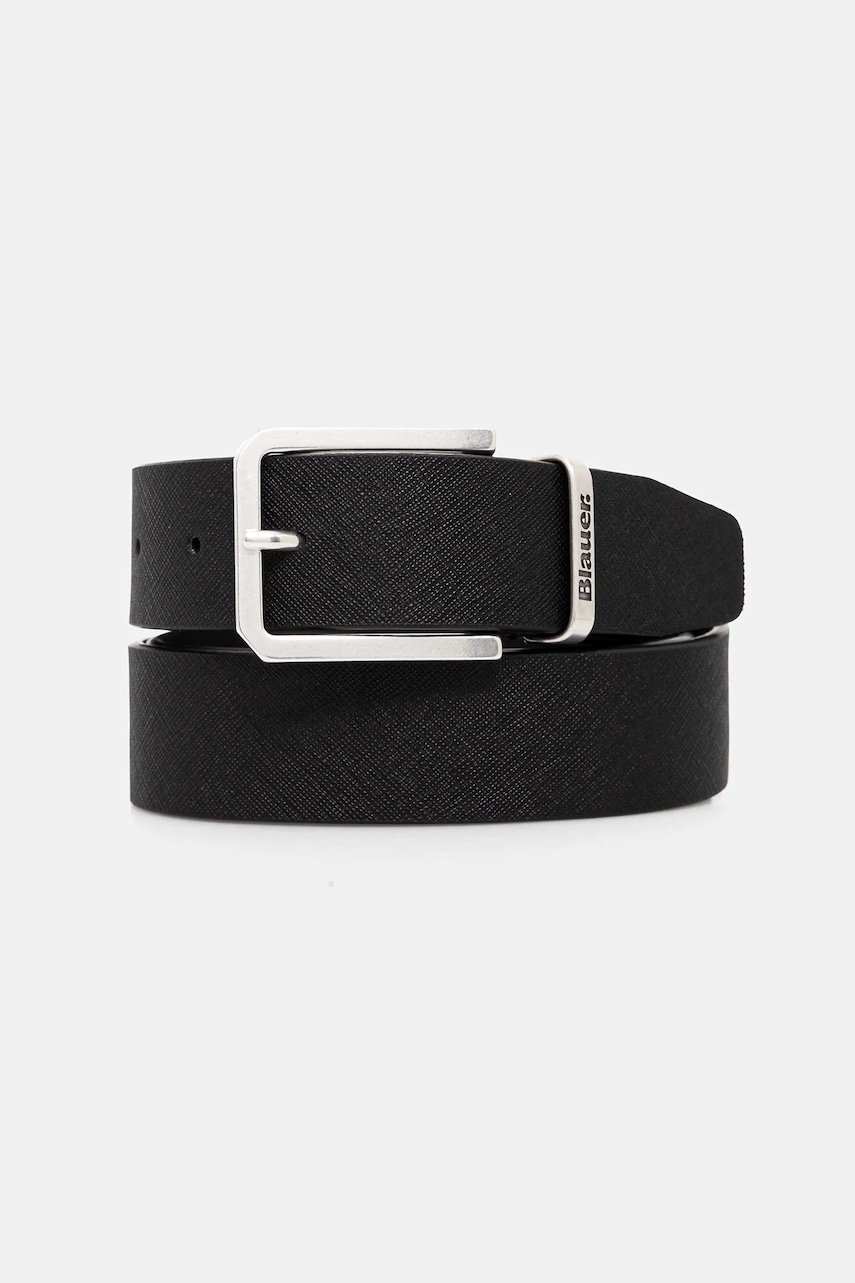 Blauer curea de piele culoarea negru, SAFF01