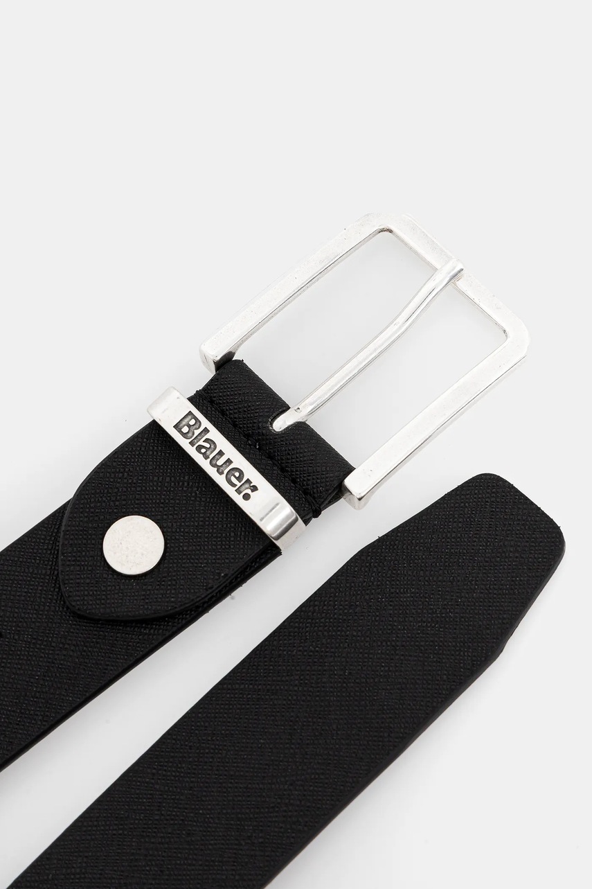Кожаный ремень Blauer цвет чёрный SAFF01