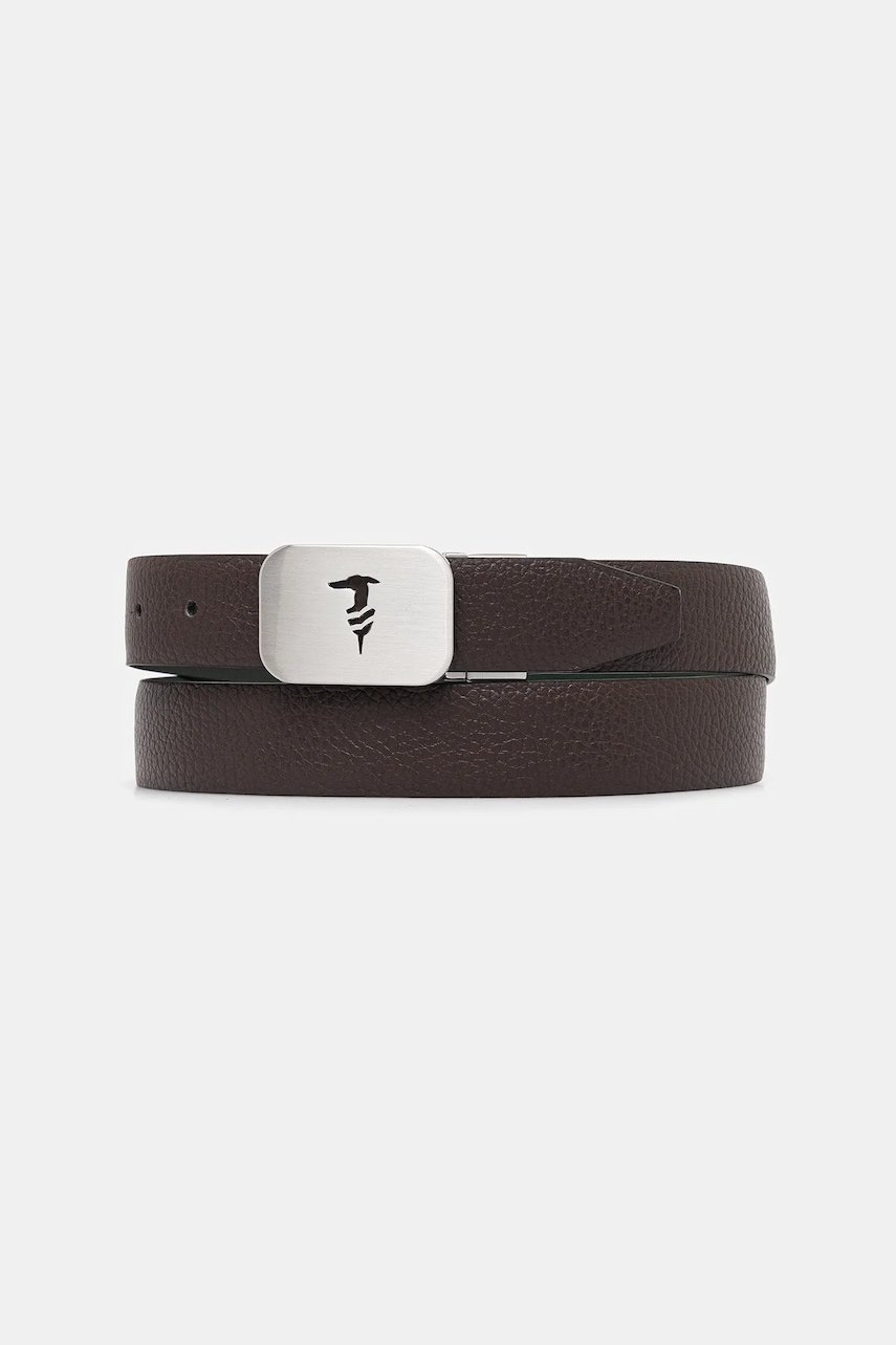 Trussardi curea de piele culoarea maro, B346B000010N