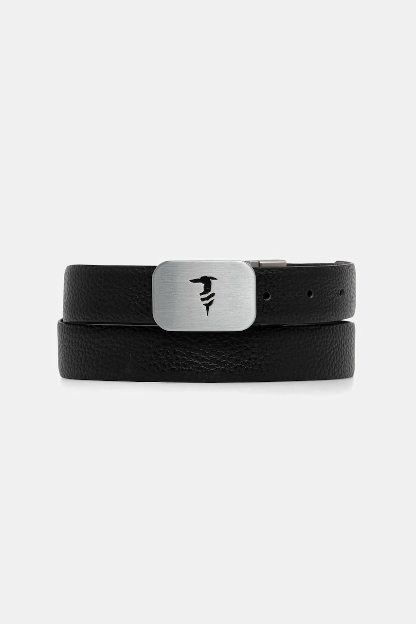 Trussardi curea de piele culoarea negru, B346B000010N