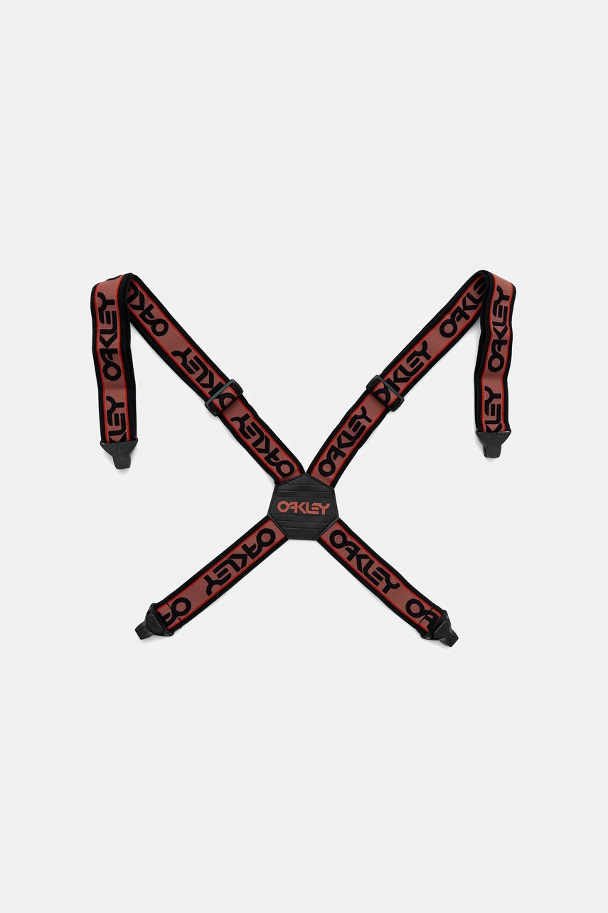 Levně Kšandy Oakley FACTORY SUSPENDERS pánské, červená barva, 99336