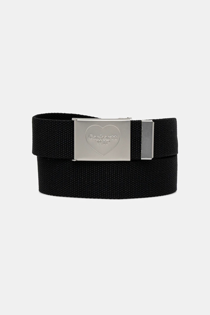 Carhartt WIP curea Heart Clip culoarea negru, I034631.0M4XX