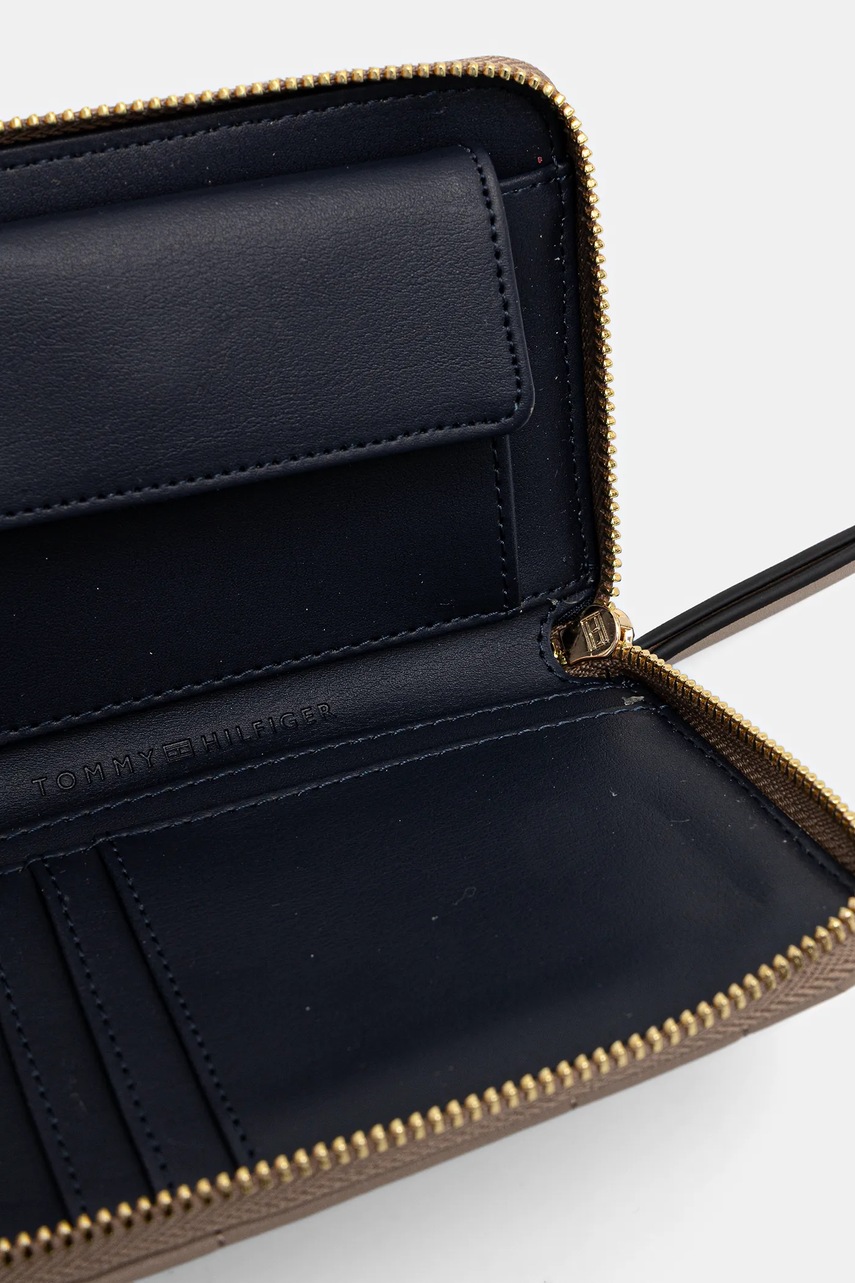 Кошелек Tommy Hilfiger цвет бежевый AW0AW17476