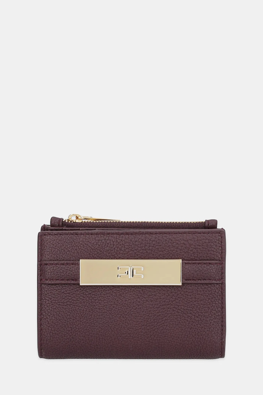 Elisabetta Franchi portofel culoarea bordo, PF61A56E2