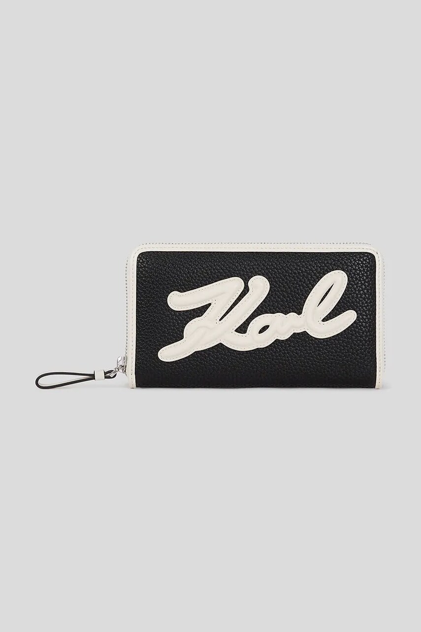 Karl Lagerfeld portofel culoarea negru, A3W32024