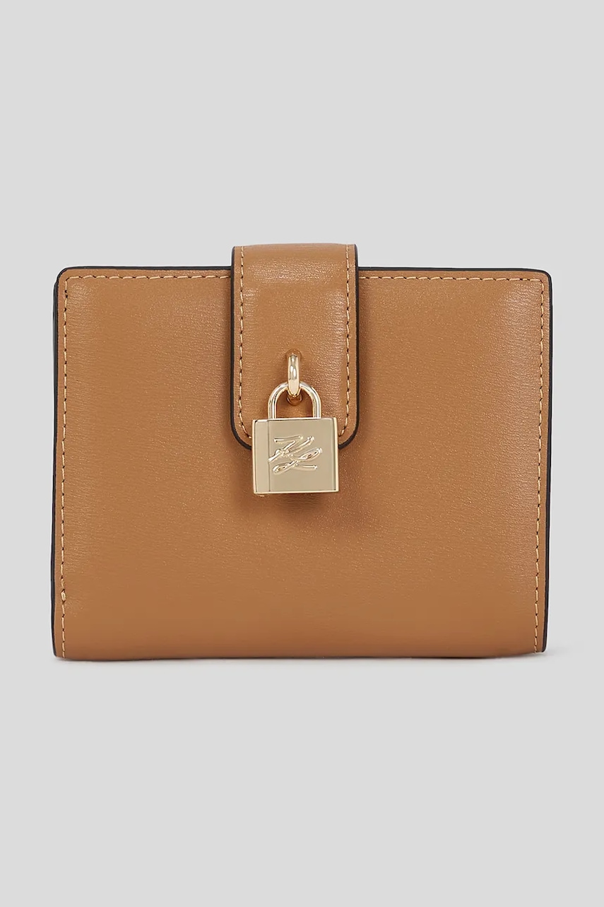 Karl Lagerfeld portofel K/AUTOGRAPH culoarea maro, A3W32039