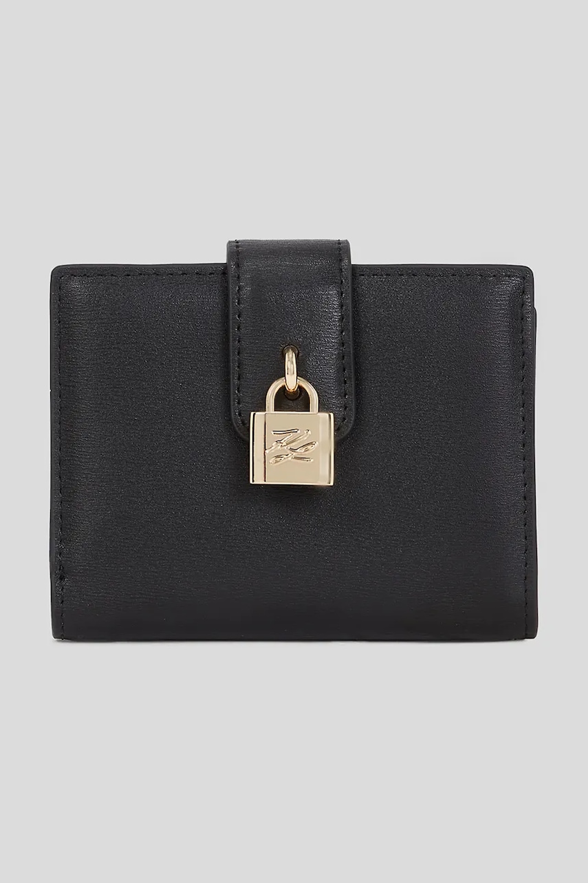 Karl Lagerfeld portofel K/AUTOGRAPH culoarea negru, A3W32039