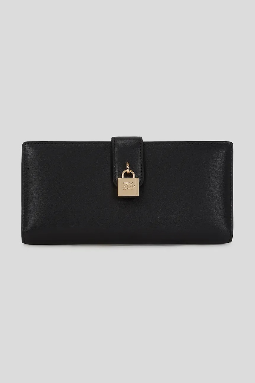 Karl Lagerfeld portofel de piele K/AUTOGRAPH culoarea negru, A3W32040