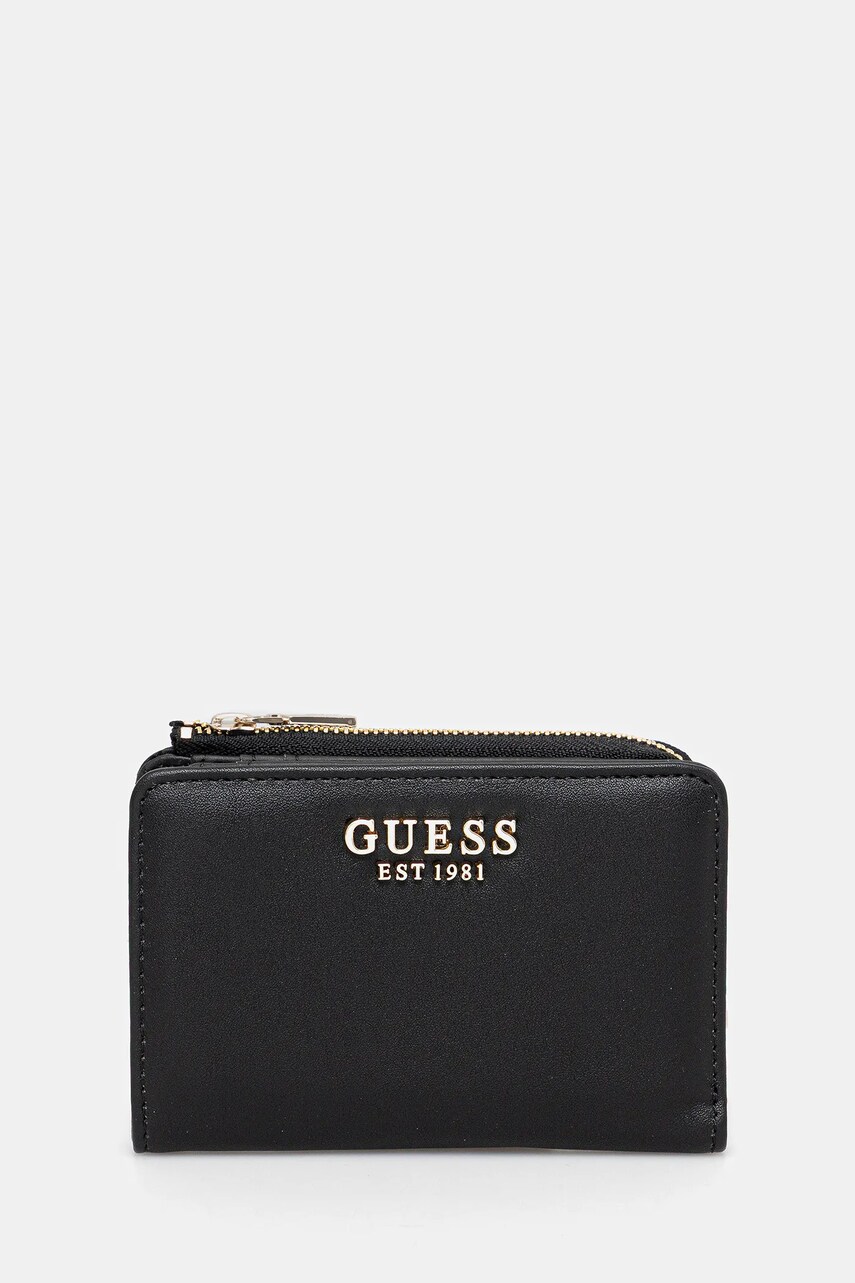 Levně Peněženka Guess TALENT dámská, černá barva, SWNG96 69156
