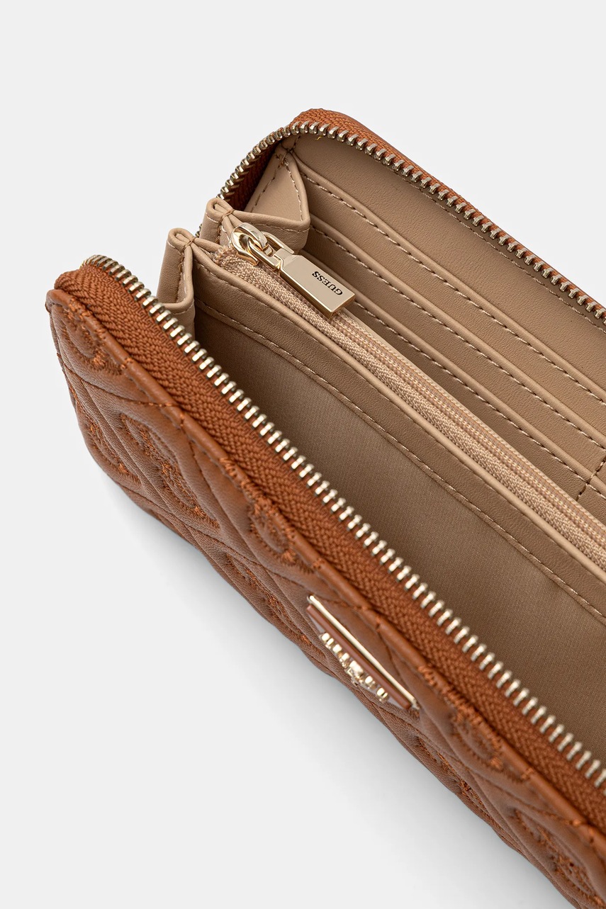 Кошелек Guess ADELASIA цвет коричневый SWQL96 58146