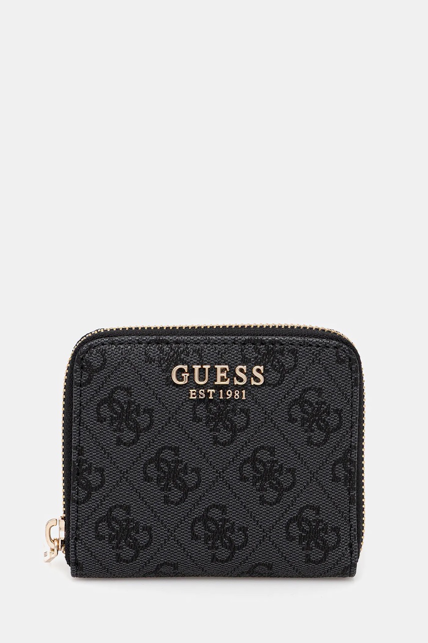 Levně Peněženka Guess LAUREL dámská, šedá barva, SWSG74 59137