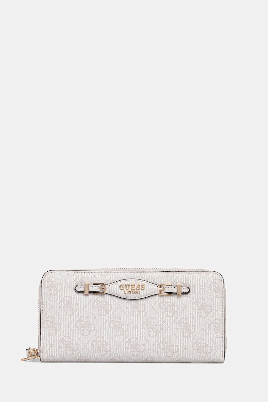 Levně Peněženka Guess KATYA dámská, bílá barva, SWSG96 52146