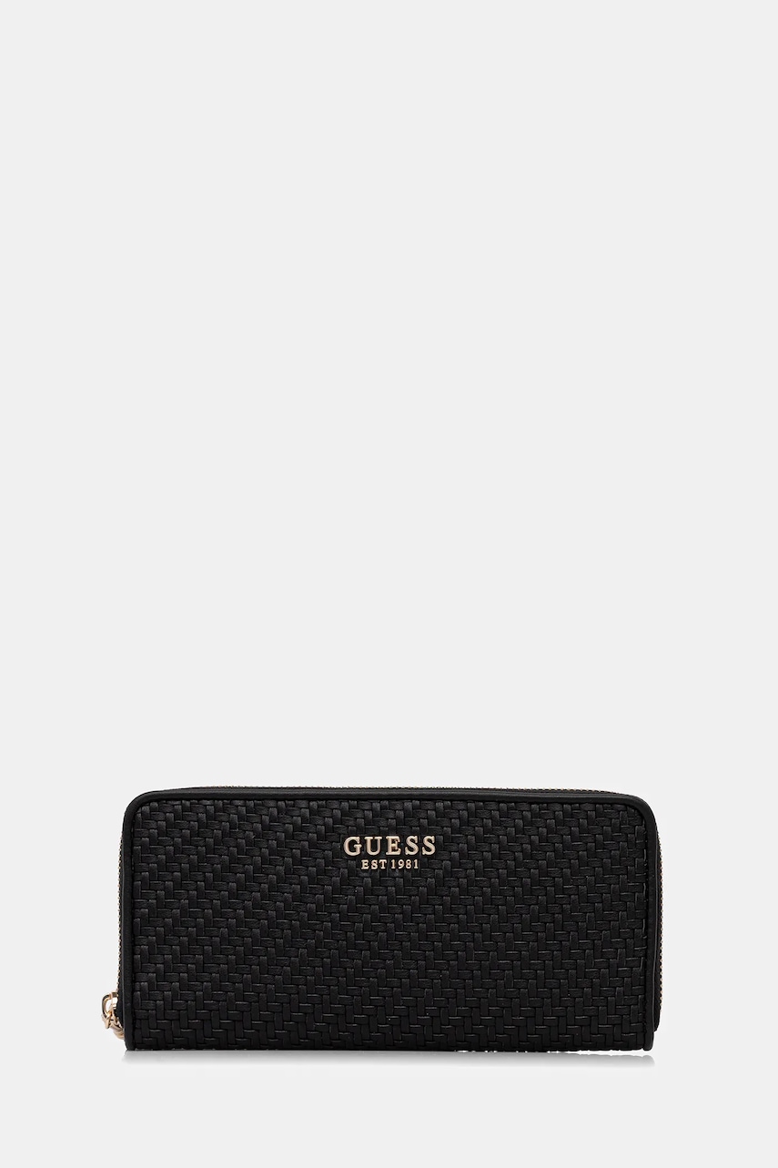Levně Peněženka Guess MIREMA dámská, černá barva, SWWG96 31146