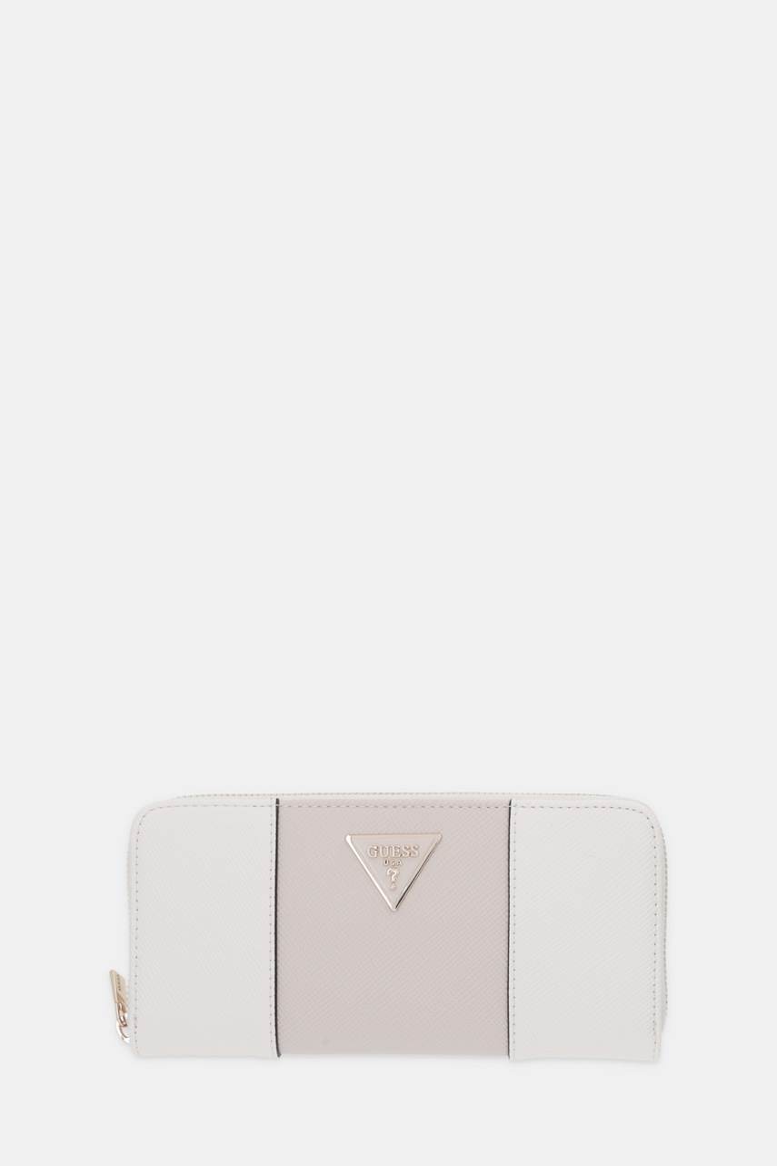 Levně Peněženka Guess LAUREL dámská, bílá barva, SWZG74 59146