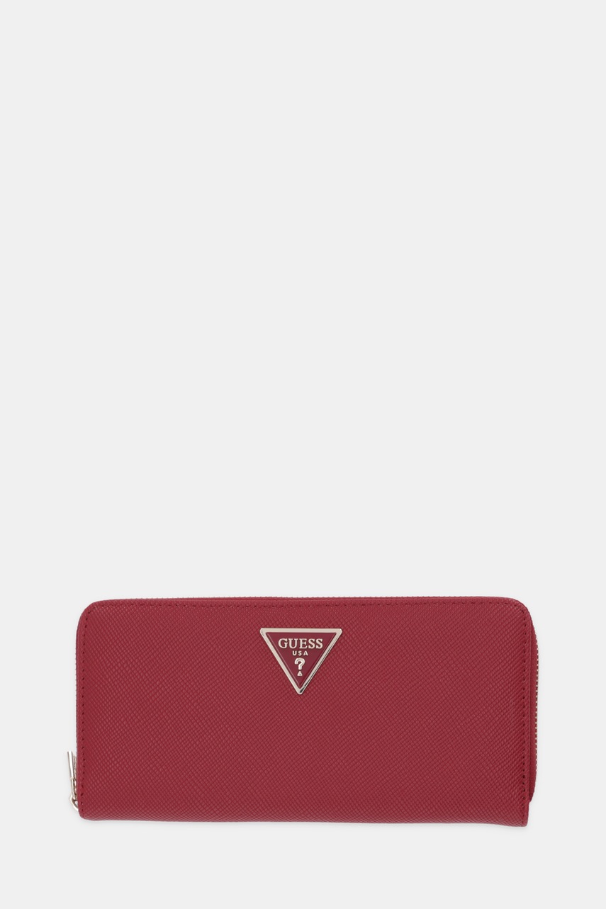 Levně Peněženka Guess LAUREL dámská, červená barva, SWZG74 59146