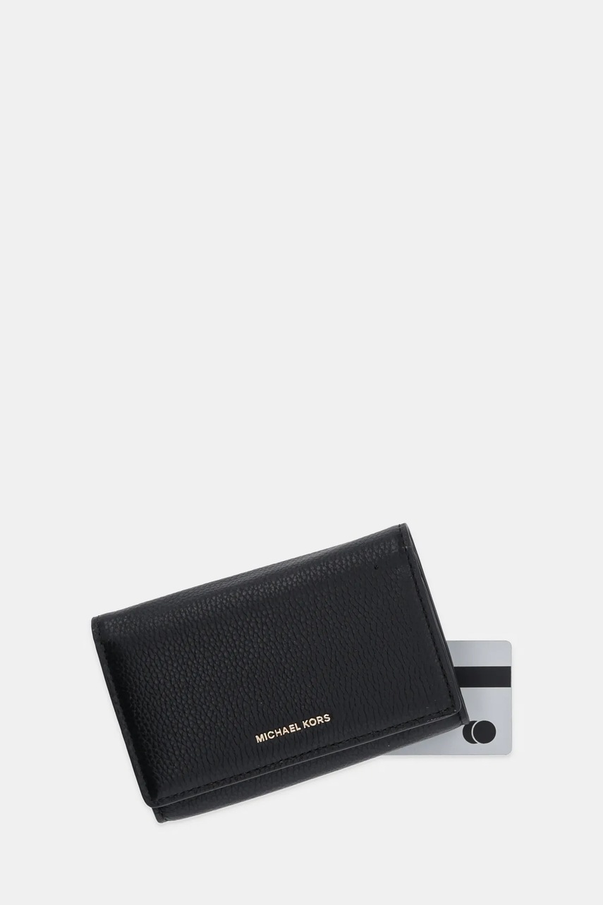 Πορτοφόλι MICHAEL Michael Kors χρώμα: μαύρο, 32T5GJ6D9L φωτογραφία