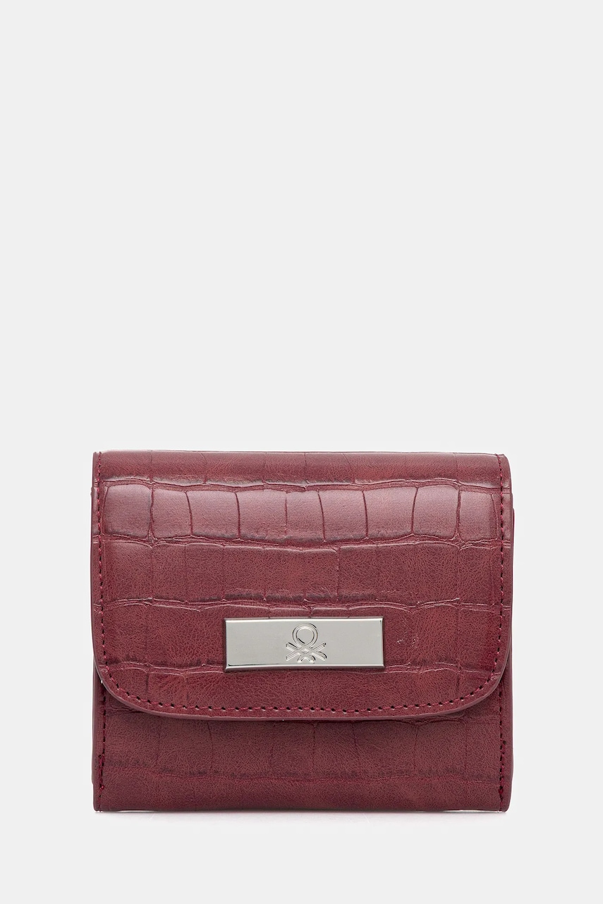 United Colors of Benetton portofel culoarea bordo, 62Y9DY082