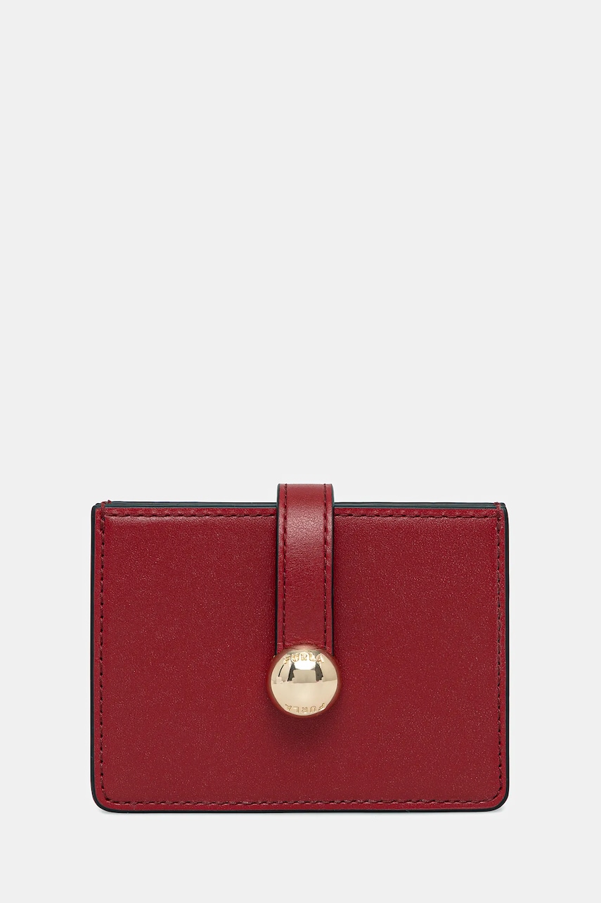 Furla card-holder din piele culoarea bordo, WP00549.AX0733.4252S