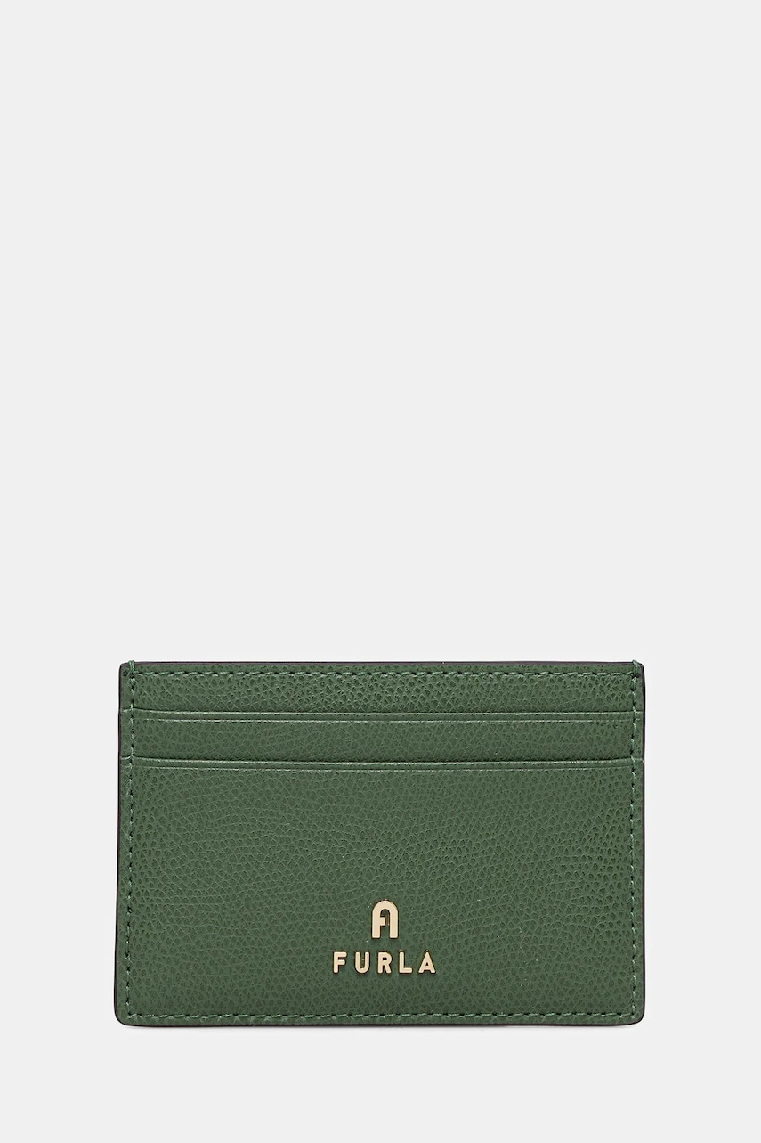 Furla carcasă din piele culoarea verde, WP00305.ARE000.OLI00