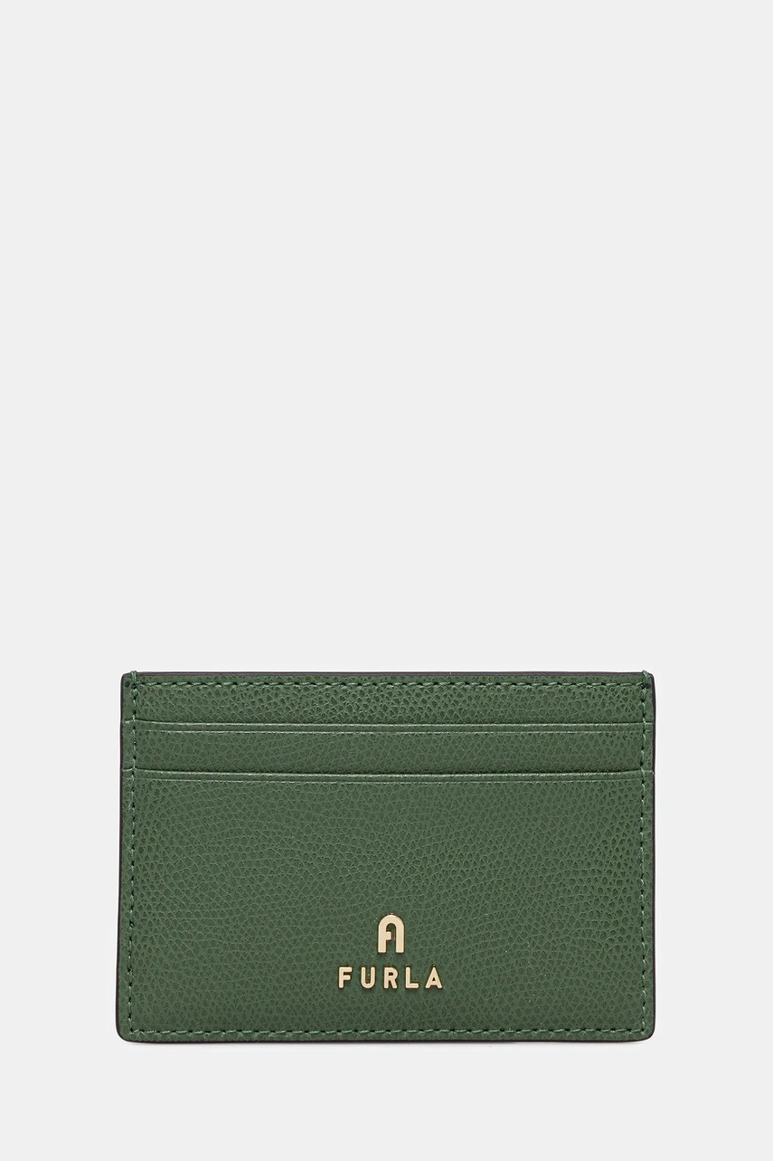 Furla carcasă din piele culoarea verde, WP00305.ARE000.OLI00