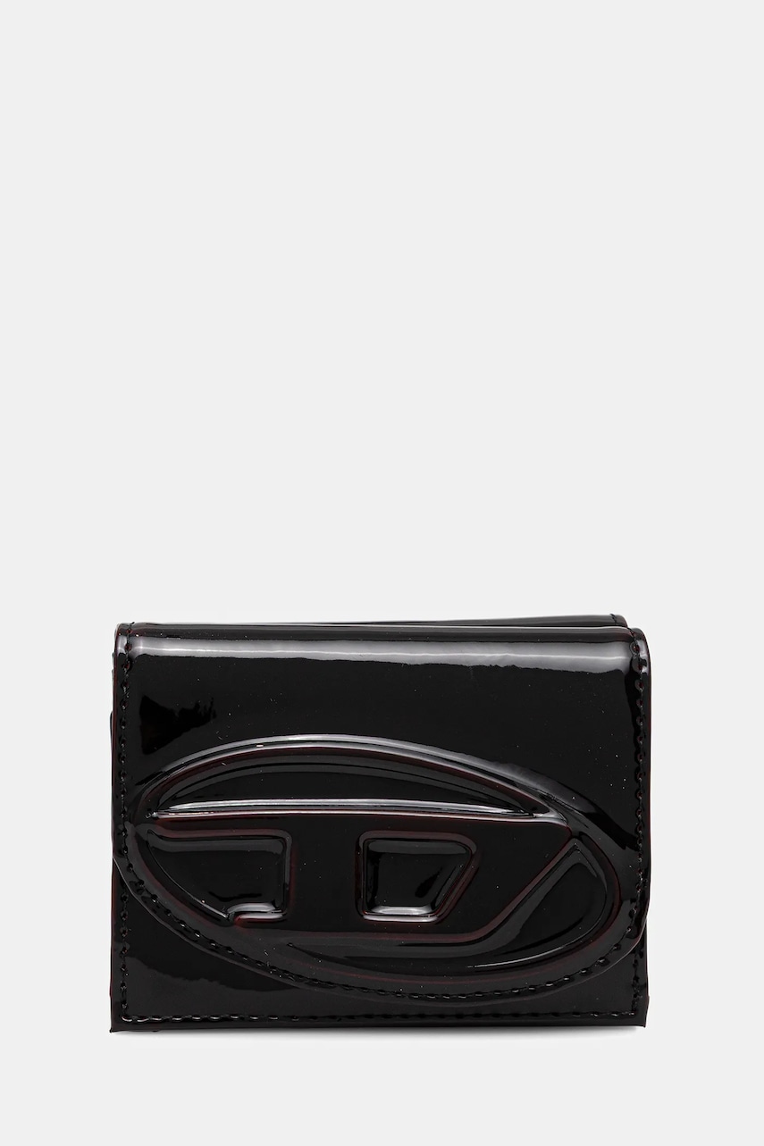 Diesel portofel 1DR 2.0 1DR TRI FOLD COIN XS culoarea negru, X10391.P8008