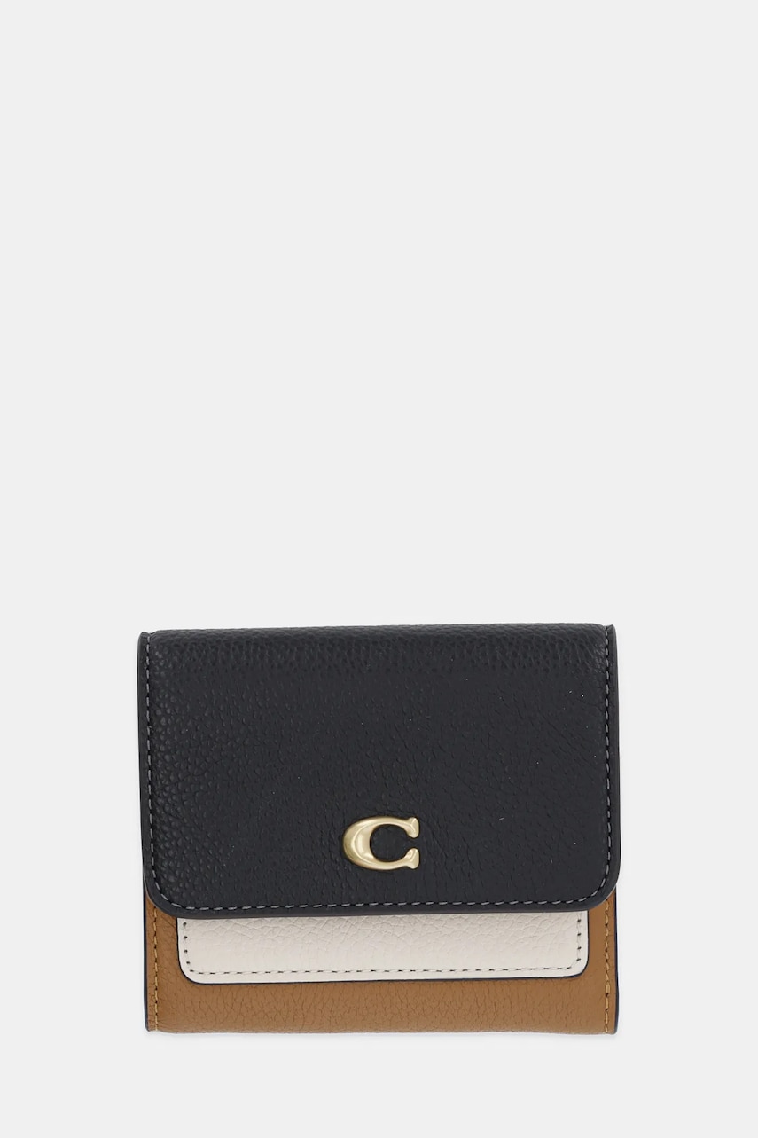 Coach portofel de piele Mila culoarea negru, CAO14