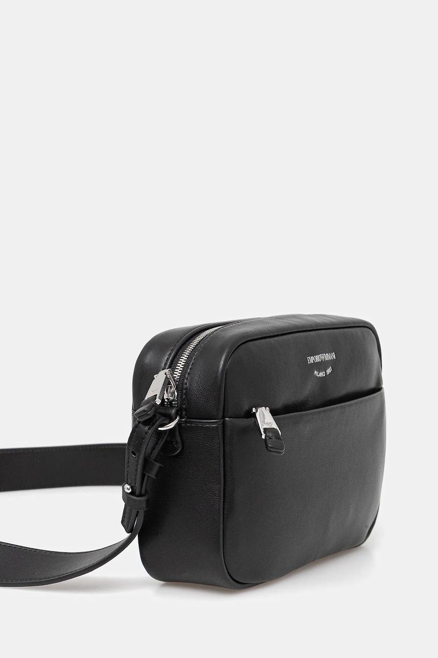 Кожаная сумочка Emporio Armani цвет чёрный EW003032 AF19229 Кожаная сумочка Emporio Armani цвет чёрный EW003032 AF19229
