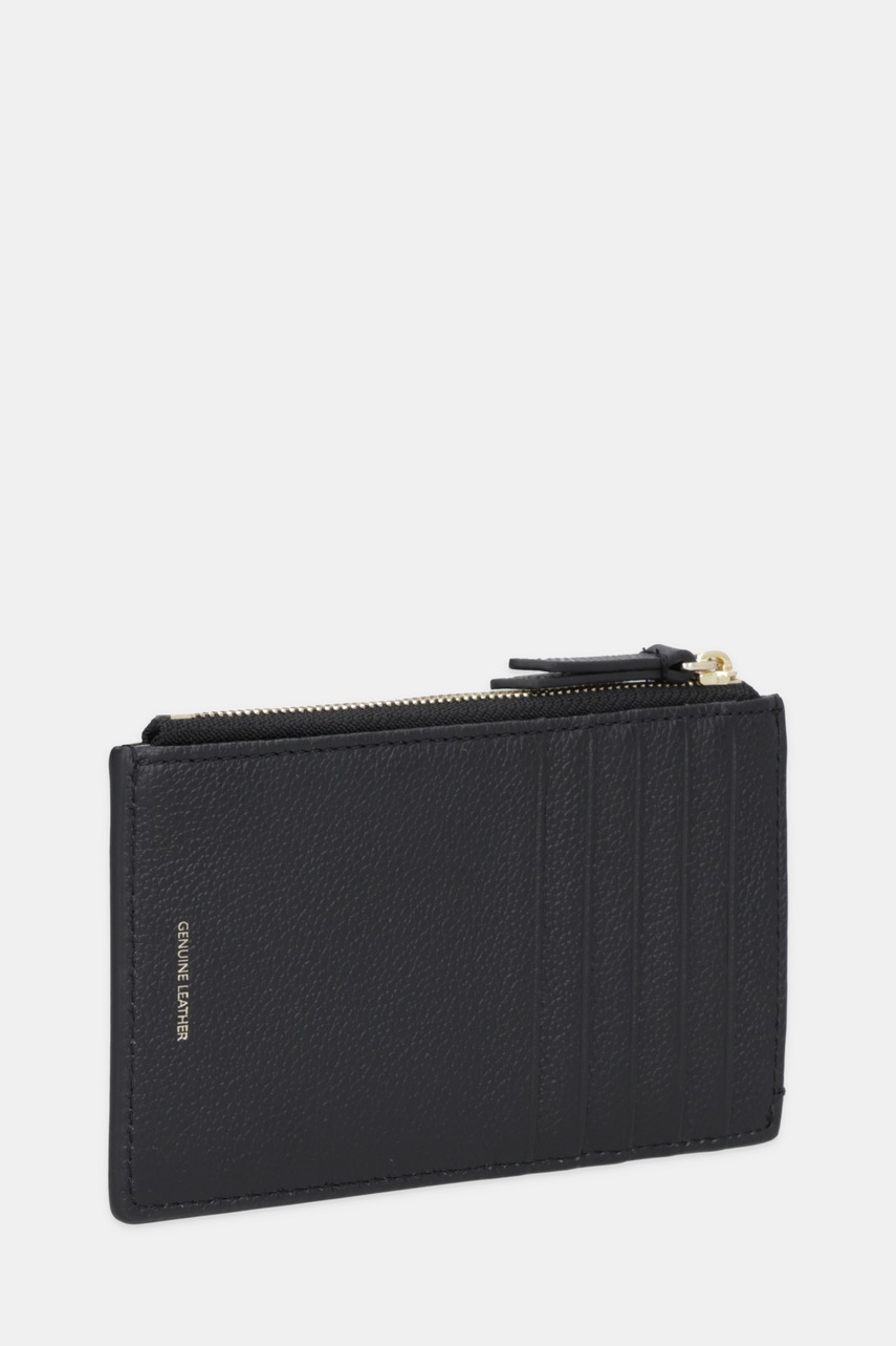 Кожаный кошелек Emporio Armani цвет чёрный EW003035 AF19568