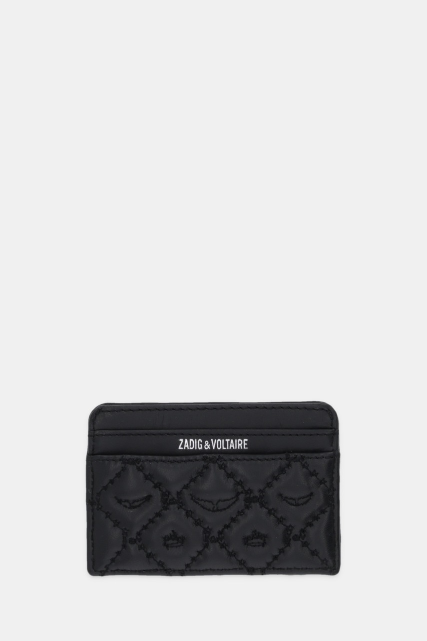 Кожаный чехол на карты ZADIG&VOLTAIRE цвет чёрный LWSG03689