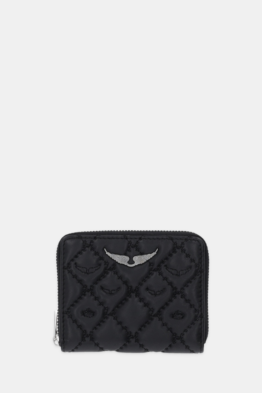 ZADIG&VOLTAIRE portofel de piele culoarea negru, LWSG03698